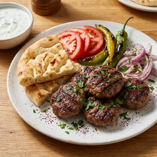KÖFTE MIT BROT
