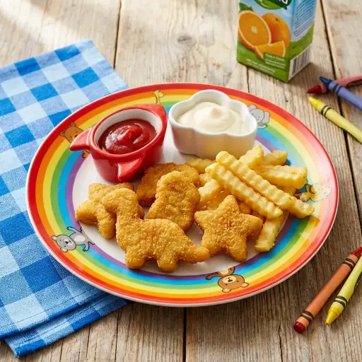 CHICKEN NUGGETS & POMMES